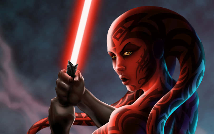 EineTwi'lek, die ein wunderschönes Outfit trägt