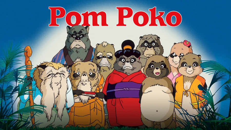 pompoko tapet med storlek 1920 x 1080