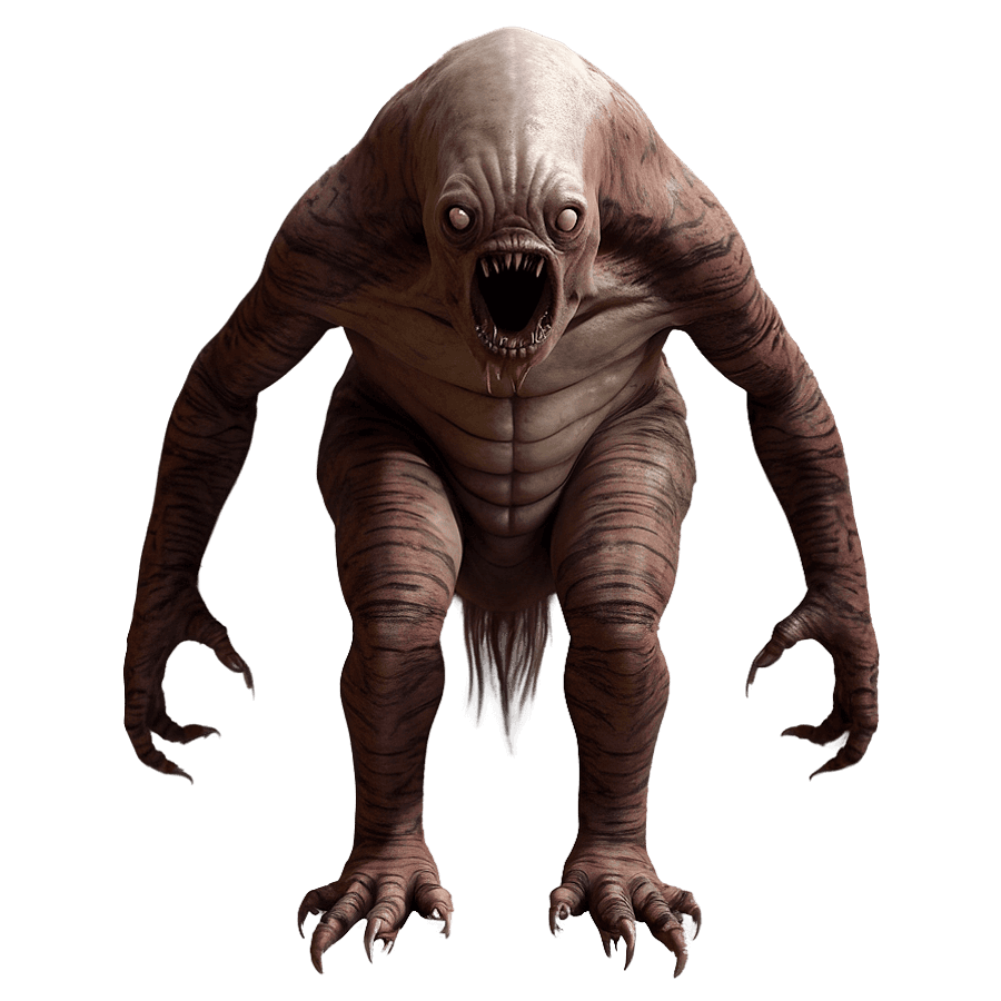 Mysterious Backrooms Creature PNG tmb