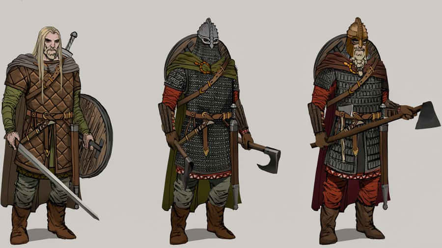 1366x768 Total Krig Attila Baggrund Tre Kriger Modeller