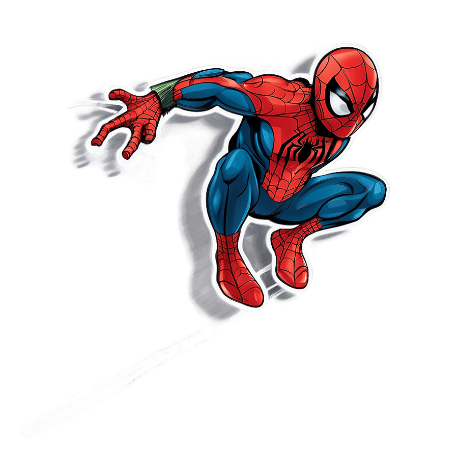 Spider Man Logo Sticker PNG 05242024