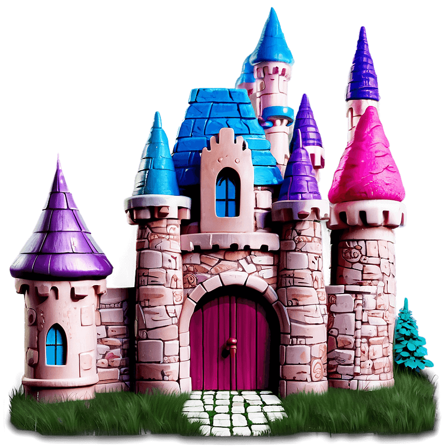 Enchanting Princess Castle Disney PNG pxl
