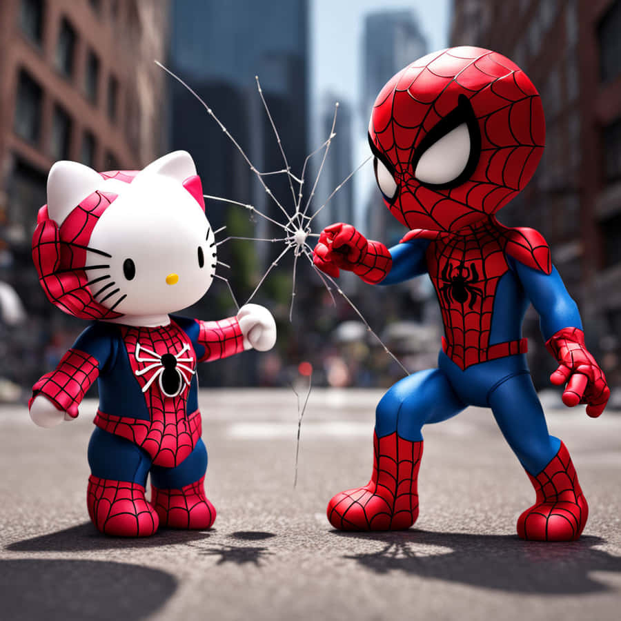 Crossover di Hello Kitty e Spiderman