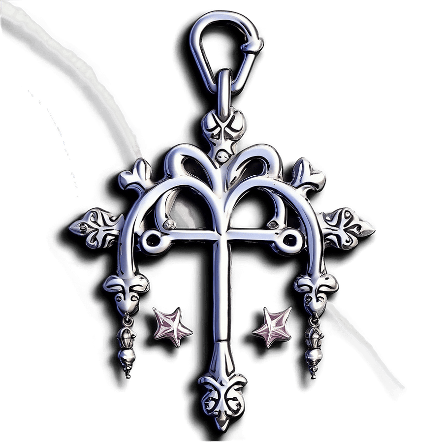 Gothic Chrome Hearts Artwork PNG rrs