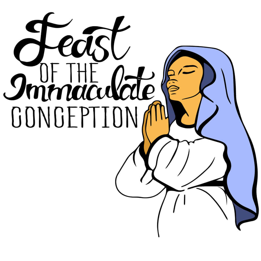 Ilustração da Festa da Imaculada Conceição