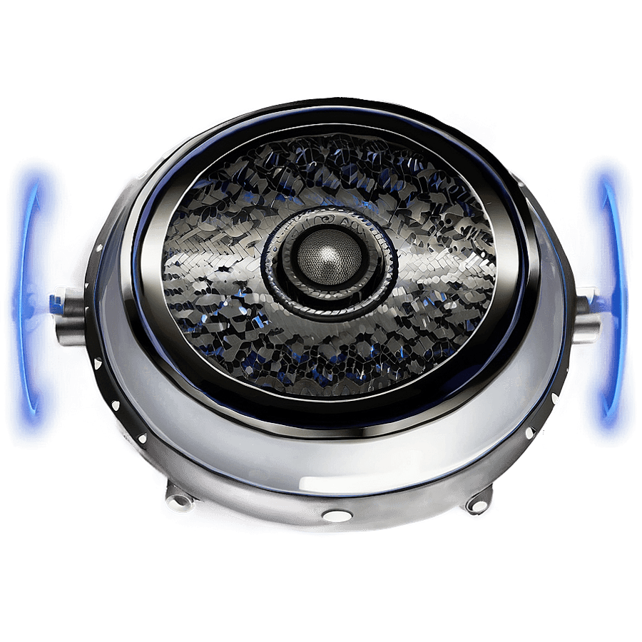 Speaker with Vibration Waves PNG 05262024