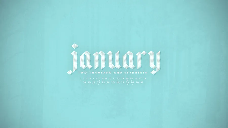 January Background