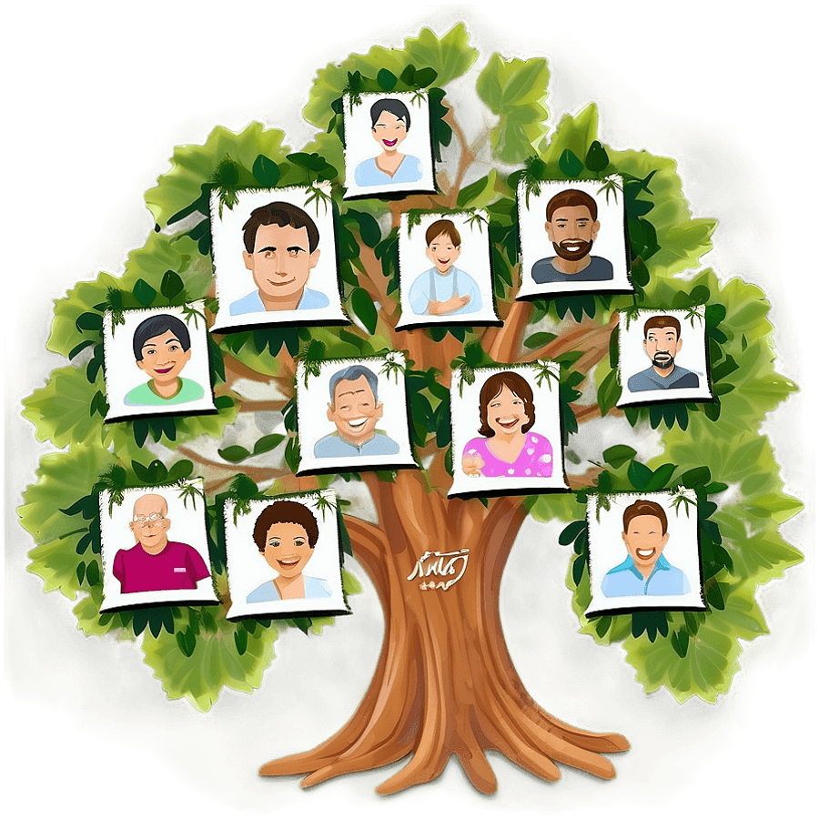 Genealogy Tree for Family Reunion PNG 85