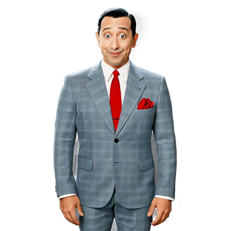 Pee Wee Herman Iconic Suit PNG mqr3