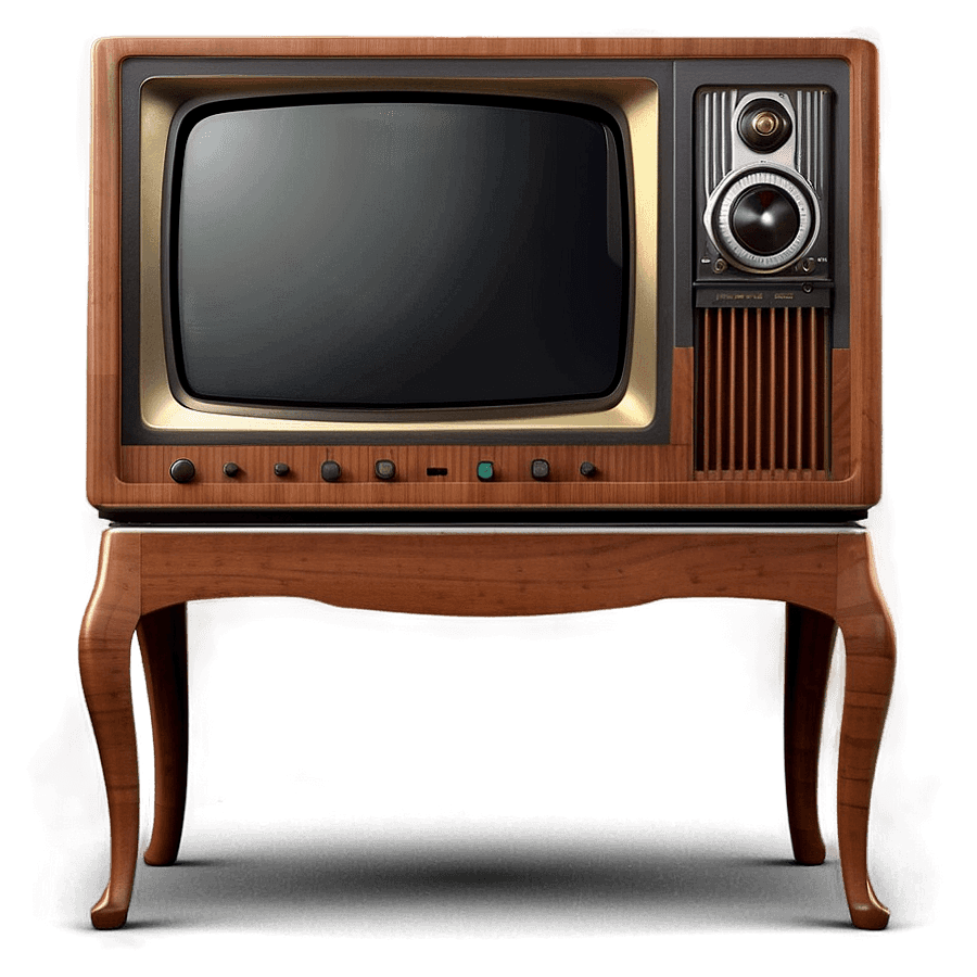 Classic TV Design PNG 63