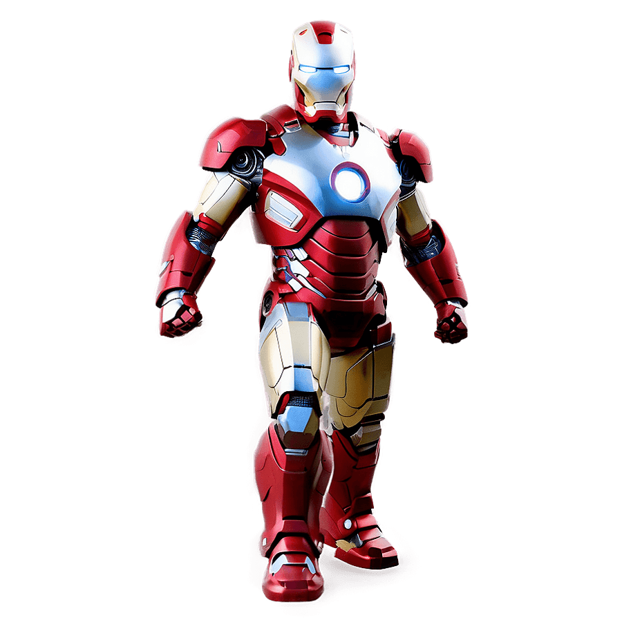 Silver Centurion Iron Man Suit PNG 06292024