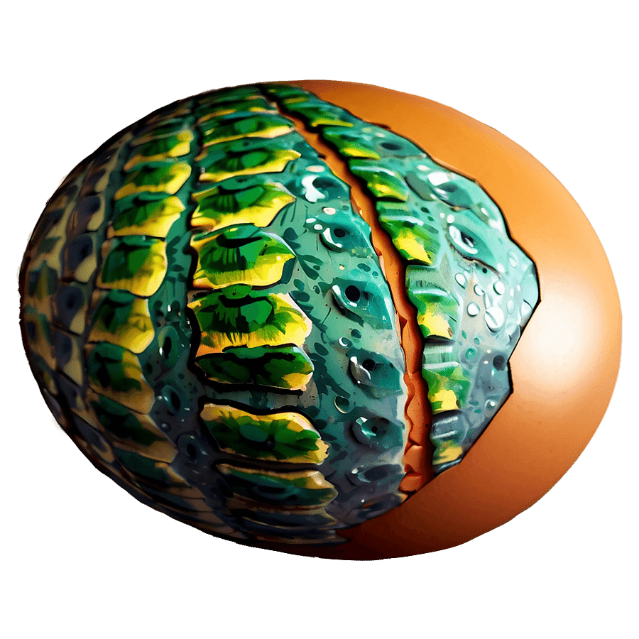 Cartoon Dinosaur Egg PNG 06242024