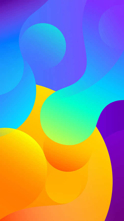 FarbigeHandy-Wallpaper in der Größe 1242 x 2208