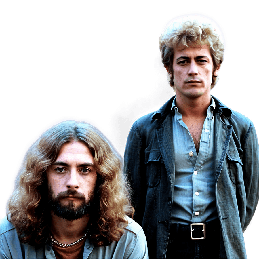 Led Zeppelin Classic Lineup PNG 06242024