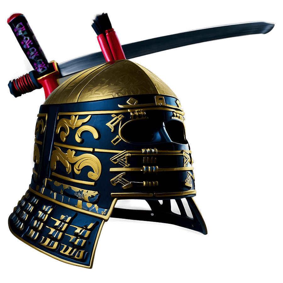 Samurai Helmet PNG 06132024