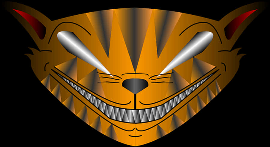 Cheshire Cat Smirk Vector