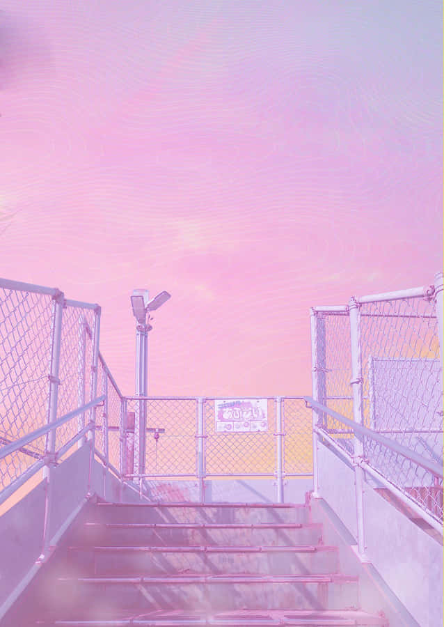 Sognodi Owakita illustrazione digitale per iPhone in colori pastello viola.