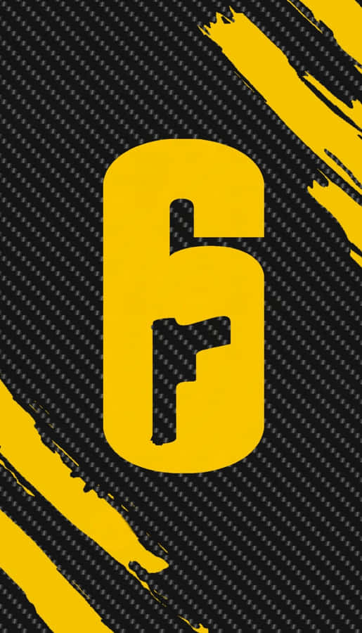 Fundo Abstrato Amarelo e Preto R6