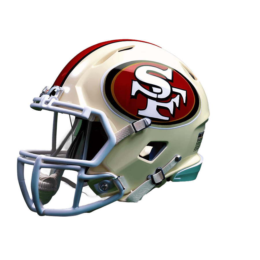 49ers Helmet Digital Art PNG 05262024