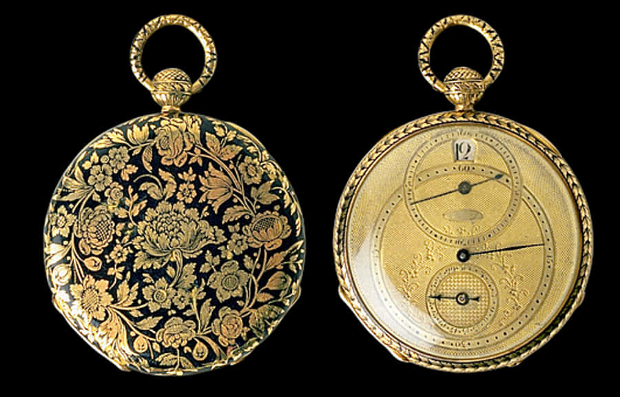 Antique Floral Pocket Watch