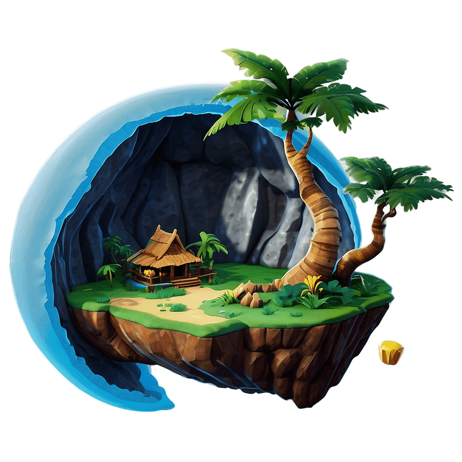 Floating Island Daybreak PNG 06232024