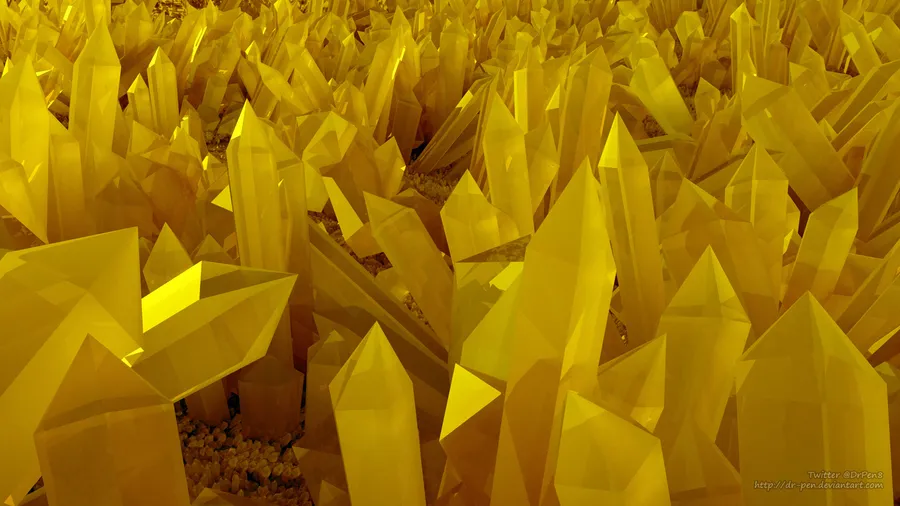 Yellow HD Crystals