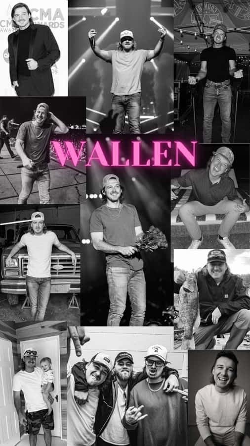 Morgan Wallen Collage Ästhetik
