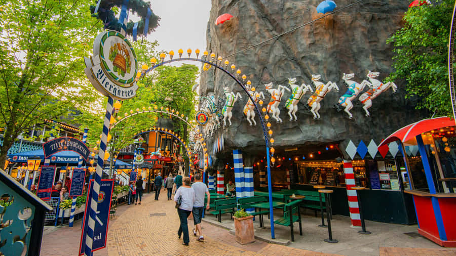 Festive Arches At The Tivoli Gardens