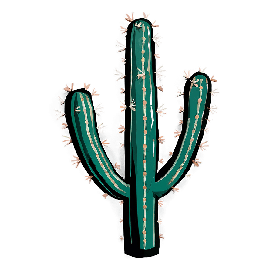 Boho Cactus Silhouette PNG 55
