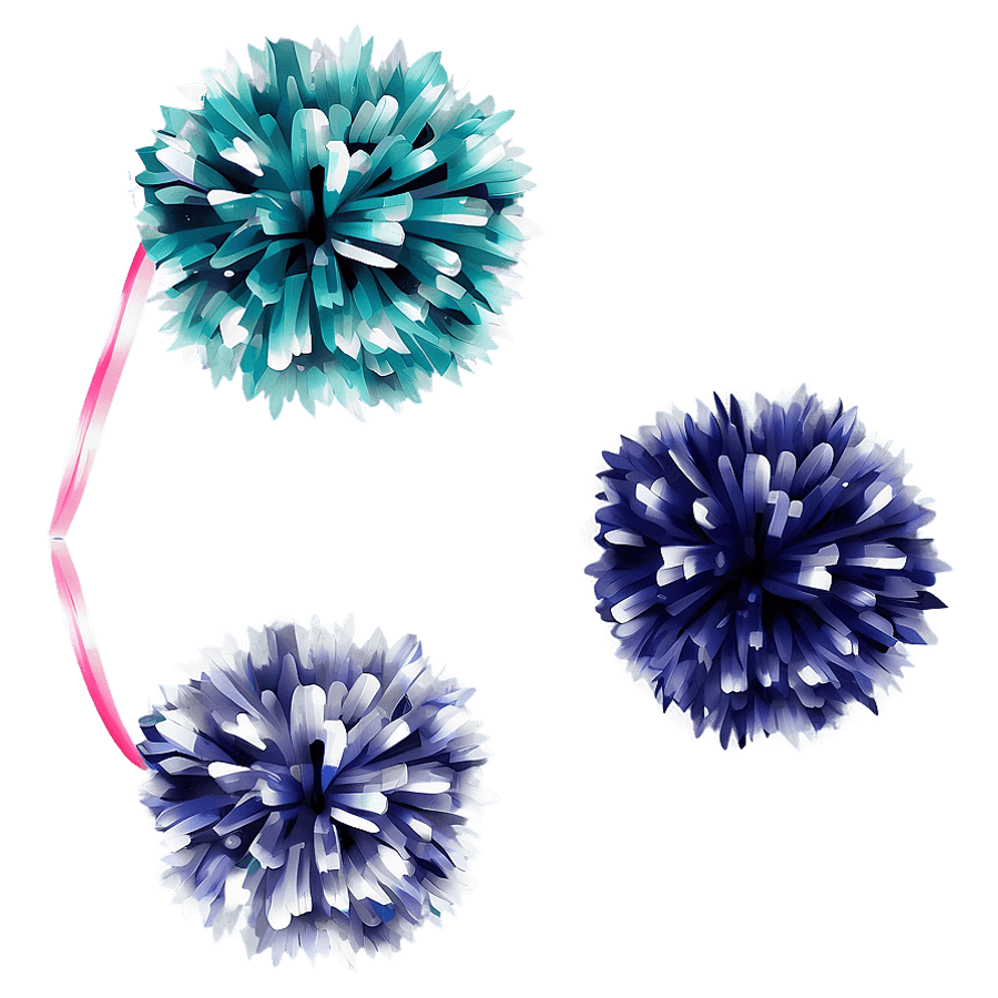 Sparkly Pom Pom PNG 05262024