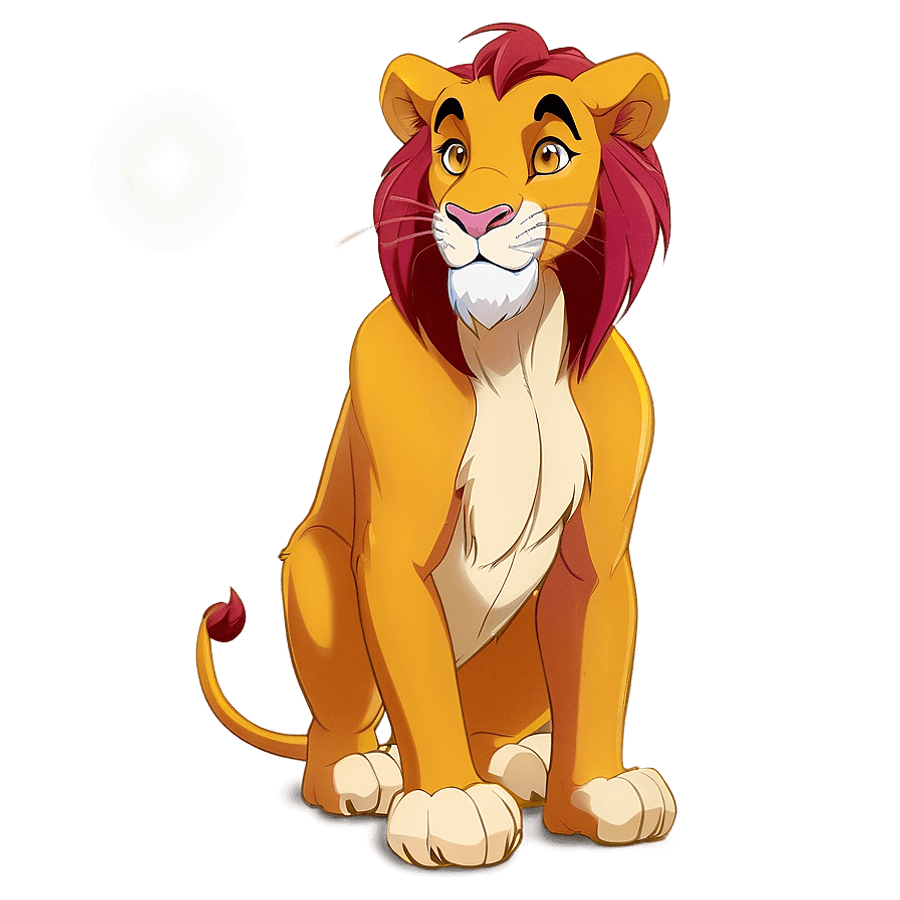 Adult Simba PNG nff