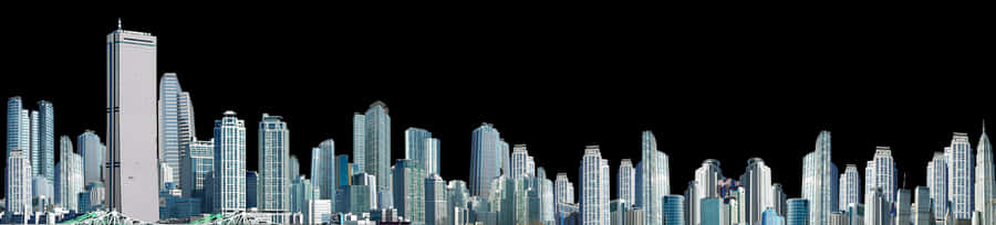 Panoramic City Skyline