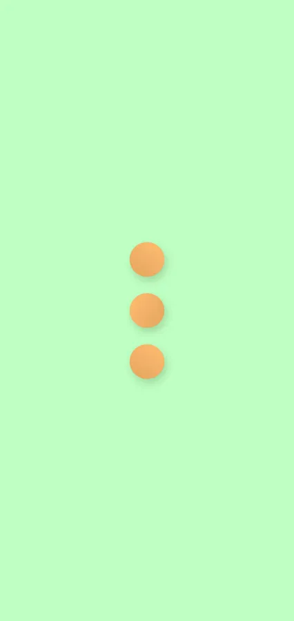 Mint Background Orange Dots