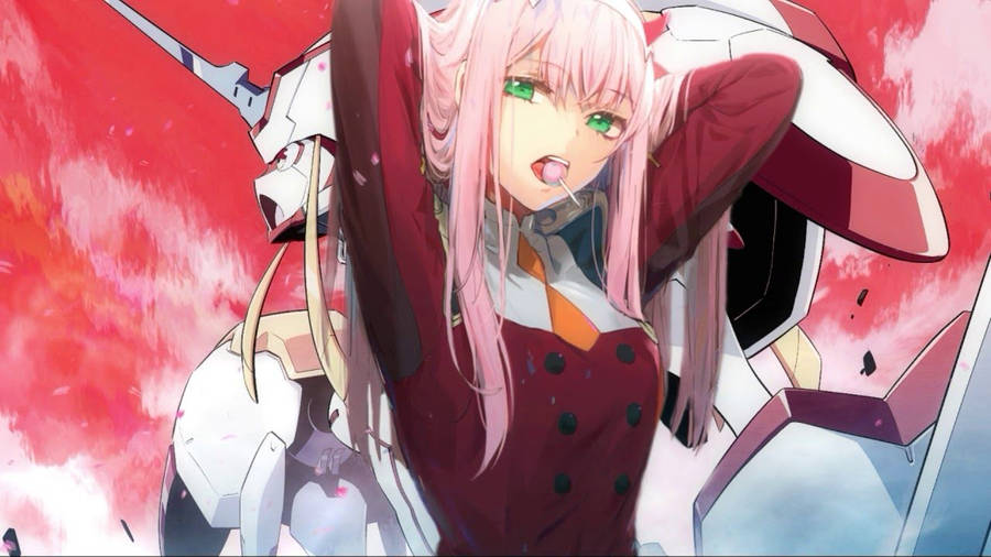 Download Wallpaper Engine Darling in the FranXX Wallpaper | Wallpapers.com