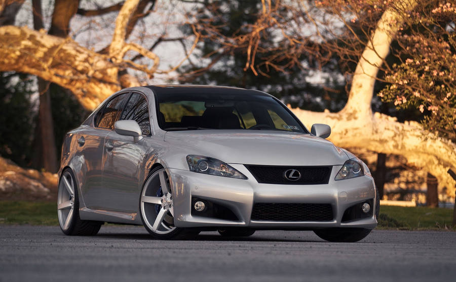 Download Wallpaper Lexus Is 250, Lexus, Silver, Front View Wallpaper ...