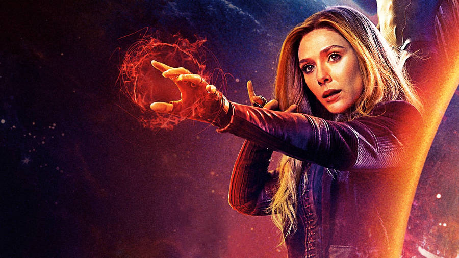Wanda Super Powers 4K Grøn Tapet Wallpapers
