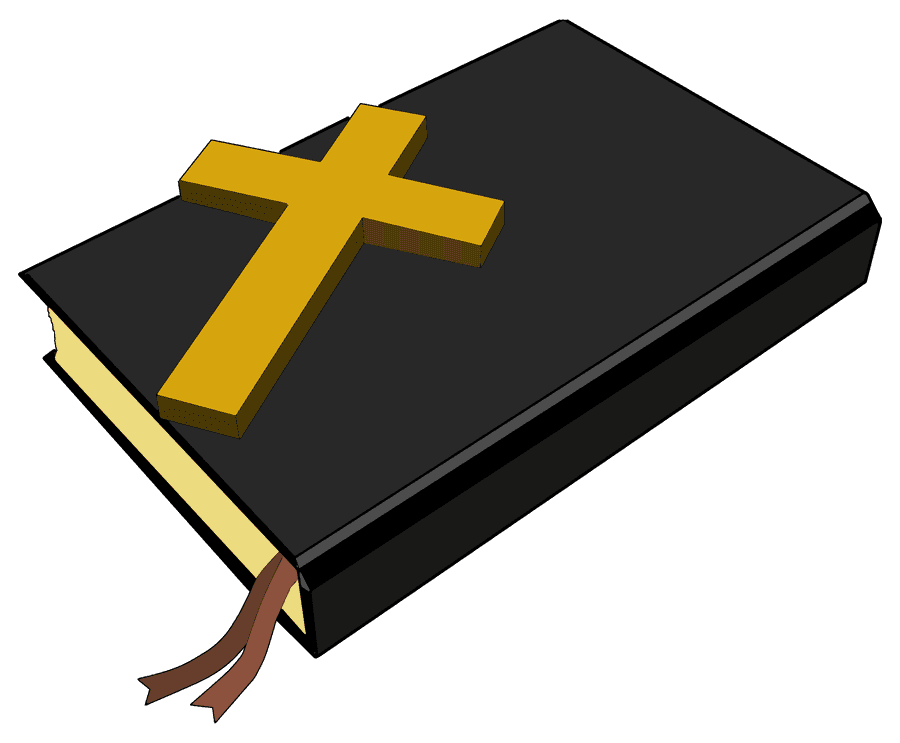 Holy Biblewith Golden Cross