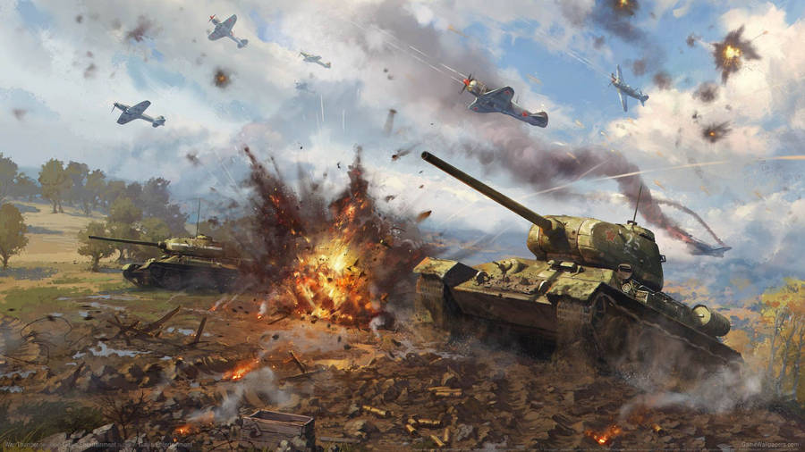 Download War Thunder Wallpaper Or Desktop Background Wallpaper Wallpapers Com