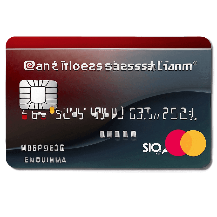 Contactless Credit Card PNG 14