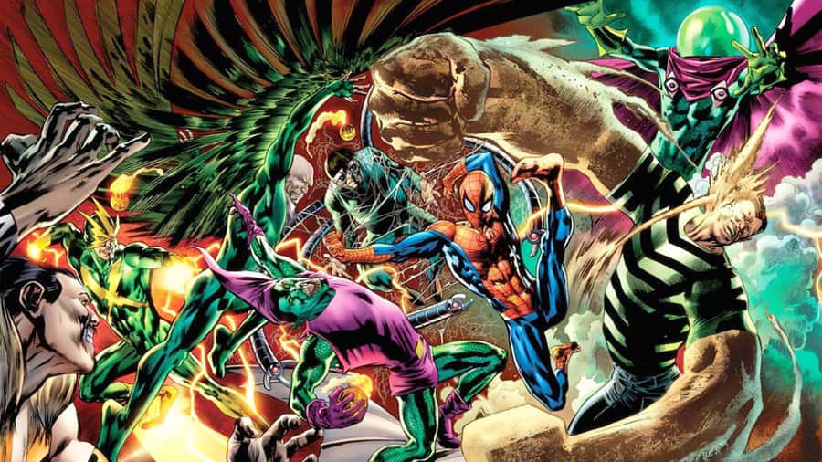 SinisterSix 1920 x 1080 tapet.