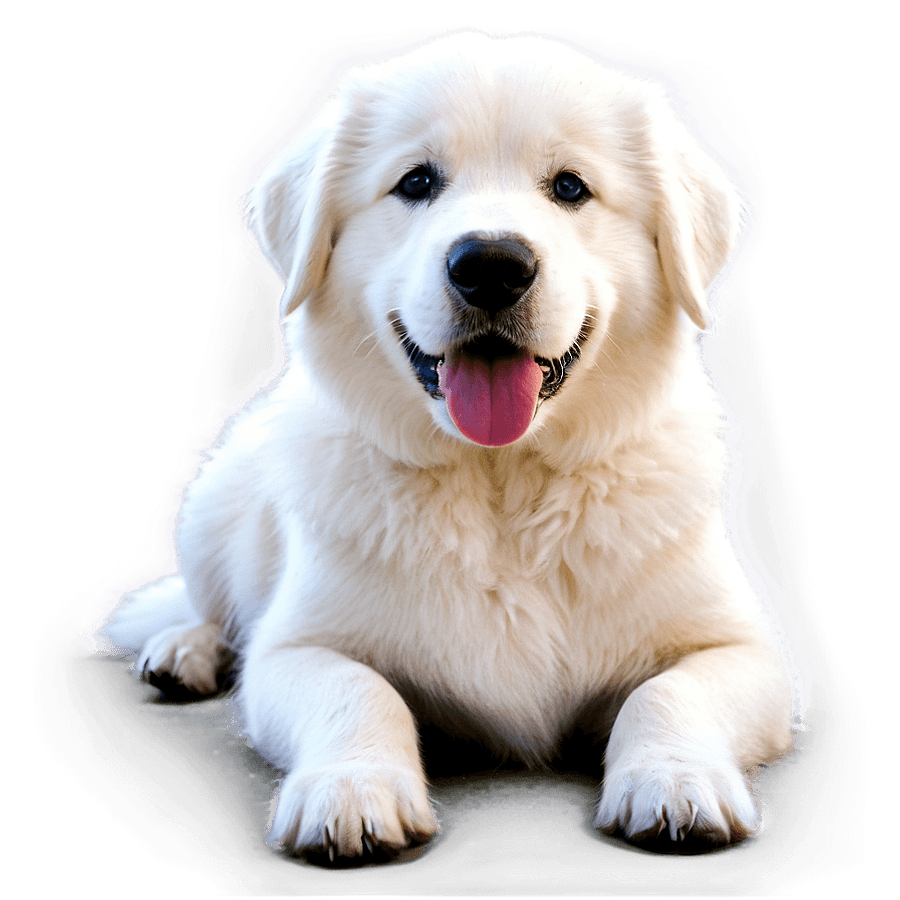 Serene Great Pyrenees PNG 80