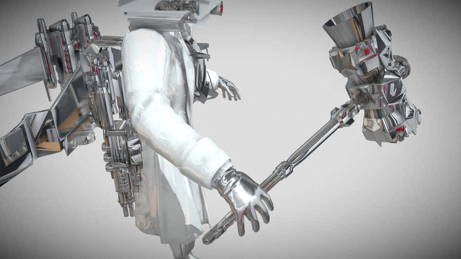 Robot Cameraman Futuristico
