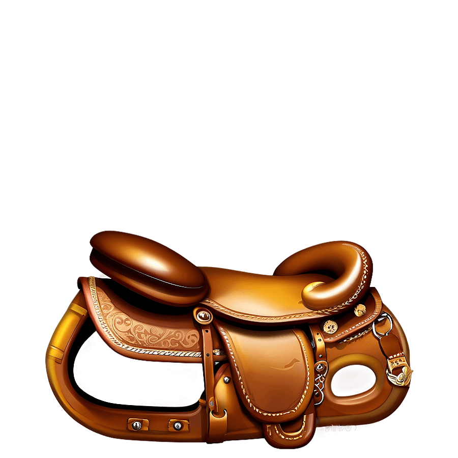 Brown Saddle PNG pvq25