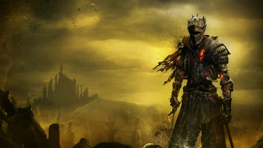 Elden Ring Krieger Desktop Hintergrund