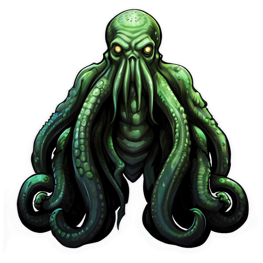 Cthulhu Mythological Horror PNG pgy