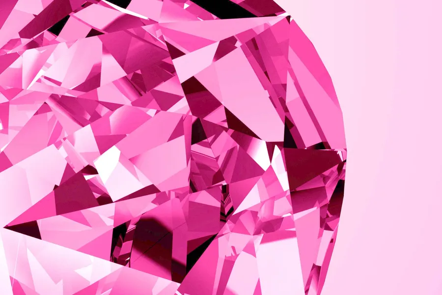 Pink Diamond Background