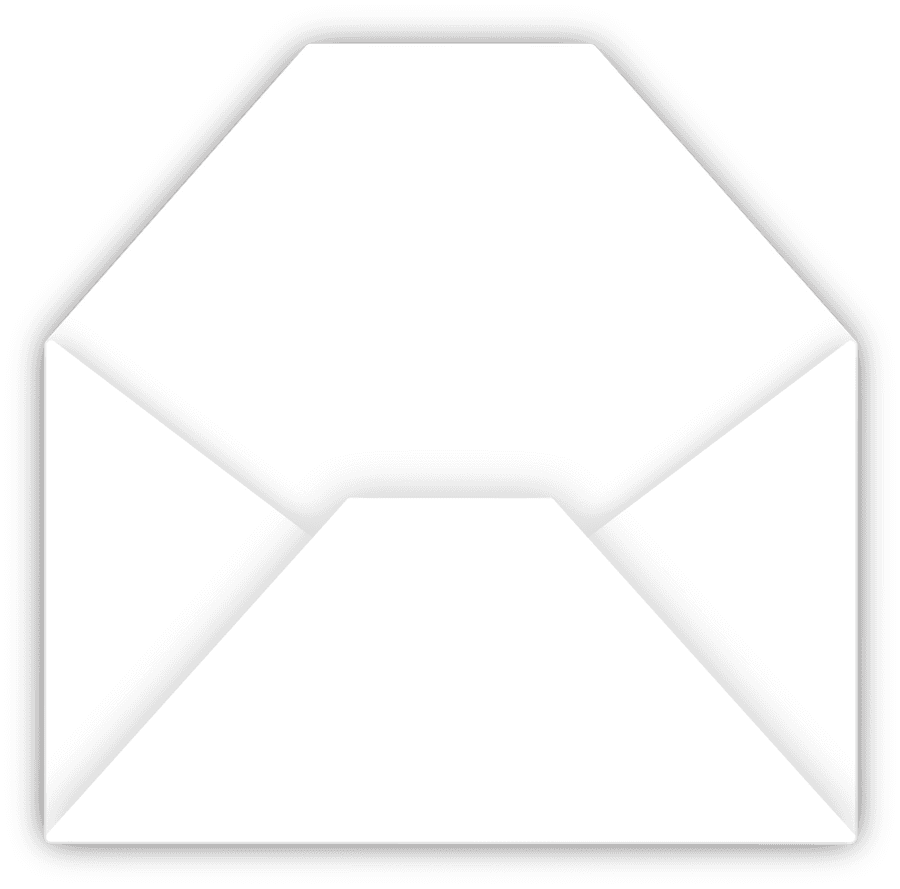 Blank Open Envelope Icon