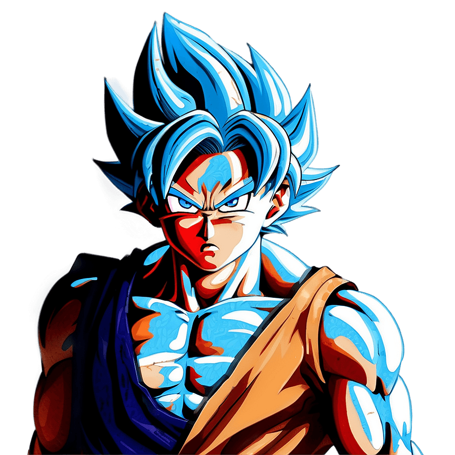 Ultra Instinct Goku Eyes Glow PNG vte56