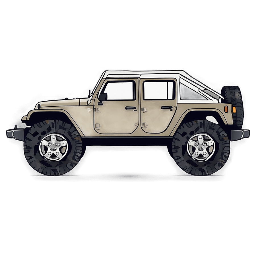 Animated Jeep Wave PNG 37