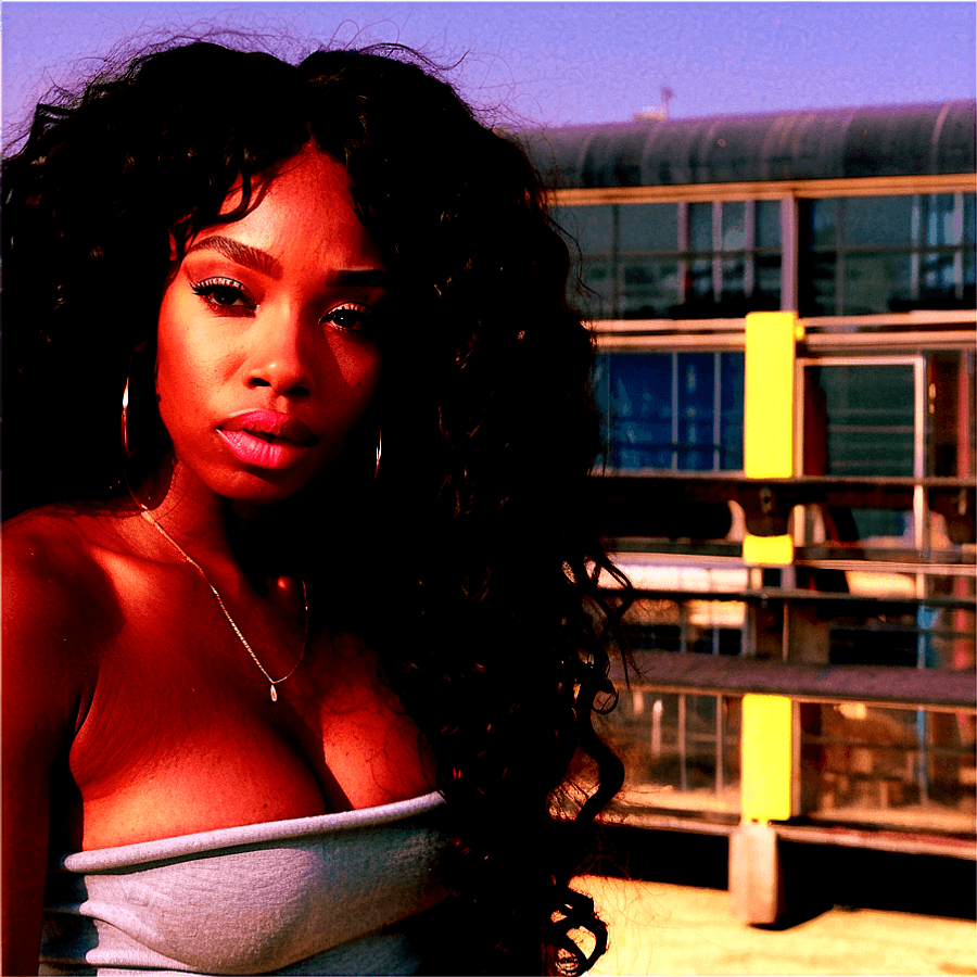 SZA Music Video Scene PNG 05242024